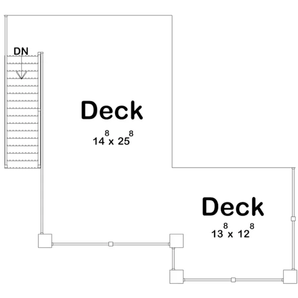 Building Plans First Floor - 125D-3032 | House Plans and More