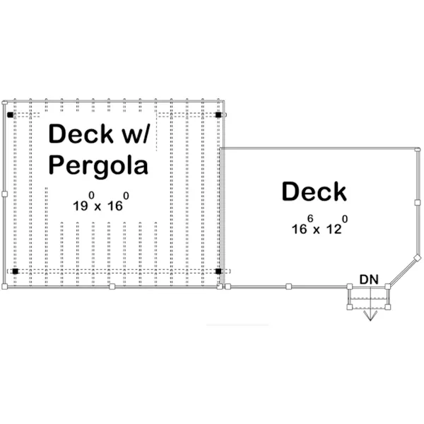 Building Plans First Floor - 125D-3033 | House Plans and More