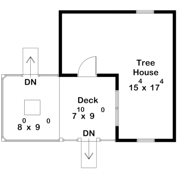 Building Plans First Floor - 125D-4534 | House Plans and More