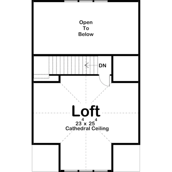 Building Plans Second Floor - 125D-6068 | House Plans and More