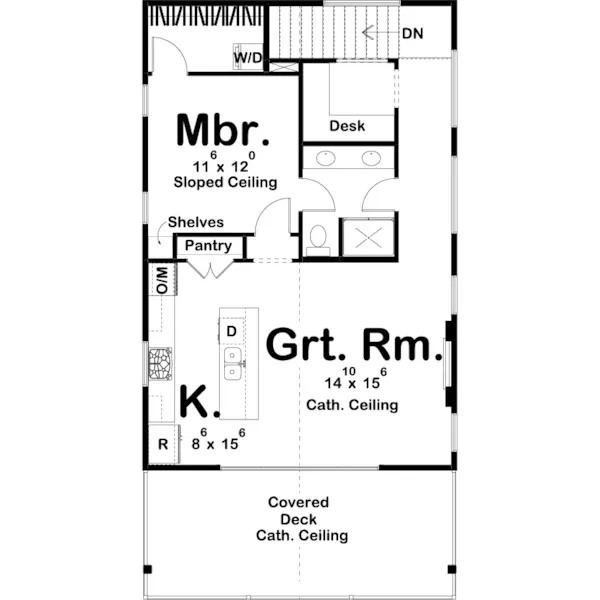 Vacation House Plan Second Floor - 125D-7543 | House Plans and More