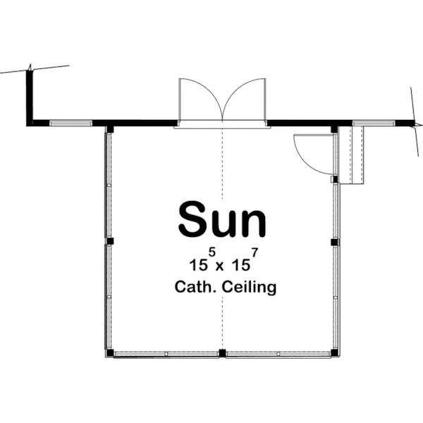 Building Plans First Floor - 125D-7551 | House Plans and More