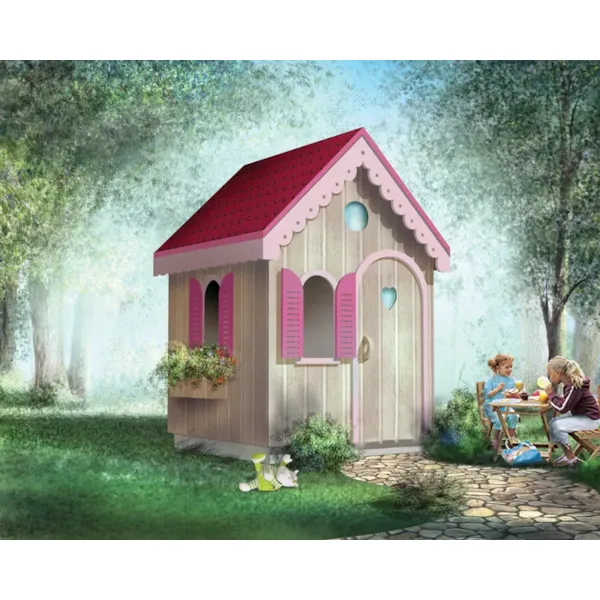 Building Plans Front of Home - Shay Children's Playhouse 127D-4503 | House Plans and More