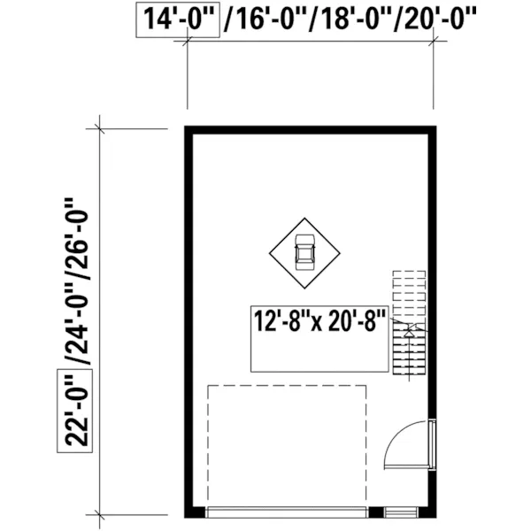 Building Plans First Floor -  127D-6005 | House Plans and More