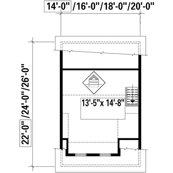 Building Plans Second Floor -  127D-6005 | House Plans and More