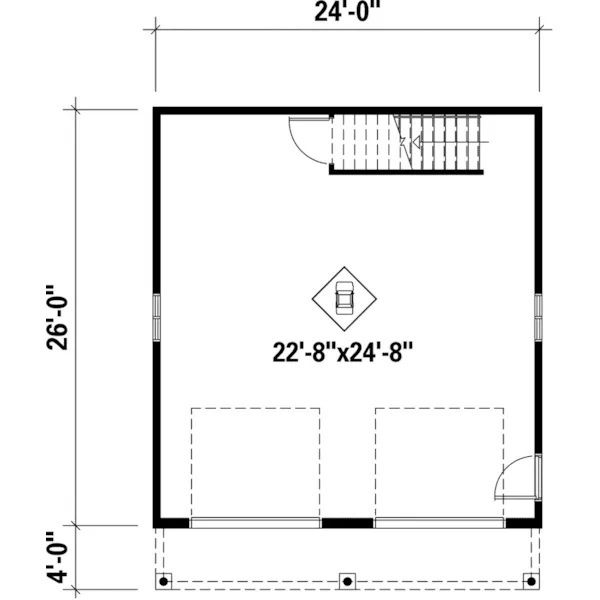 Building Plans First Floor -  127D-6006 | House Plans and More