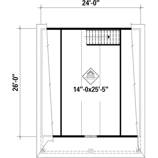 Building Plans Second Floor -  127D-6006 | House Plans and More