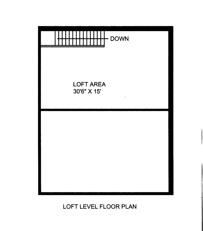 Building Plans Loft -  133D-6003 | House Plans and More