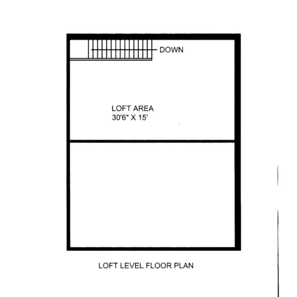 Building Plans Loft -  133D-6003 | House Plans and More