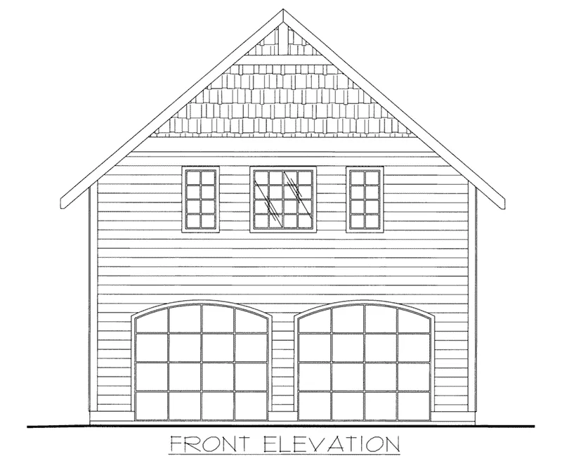 Building Plans Front Elevation - 133D-6013 | House Plans and More