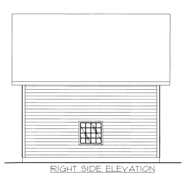 Building Plans Right Elevation - 133D-6013 | House Plans and More