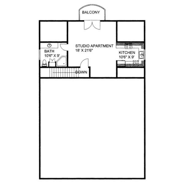 Spanish House Plan Second Floor -  133D-7503 | House Plans and More