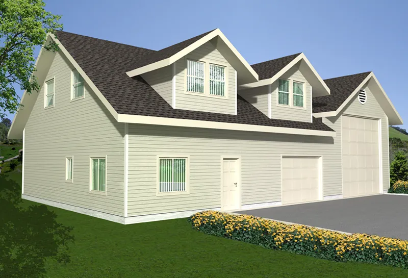 Building Plans Front of Home -  133D-7504 | House Plans and More