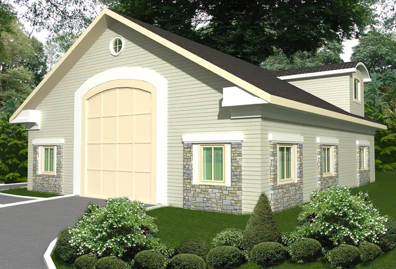 Building Plans Front of Home -  133D-7505 | House Plans and More
