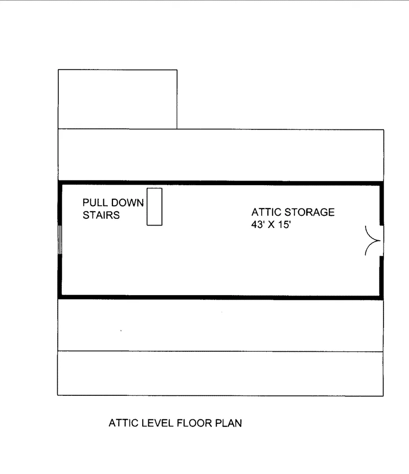 Building Plans Attic Floor Plan - Monty Workshop & Fishing Room 133D-7512 | House Plans and More