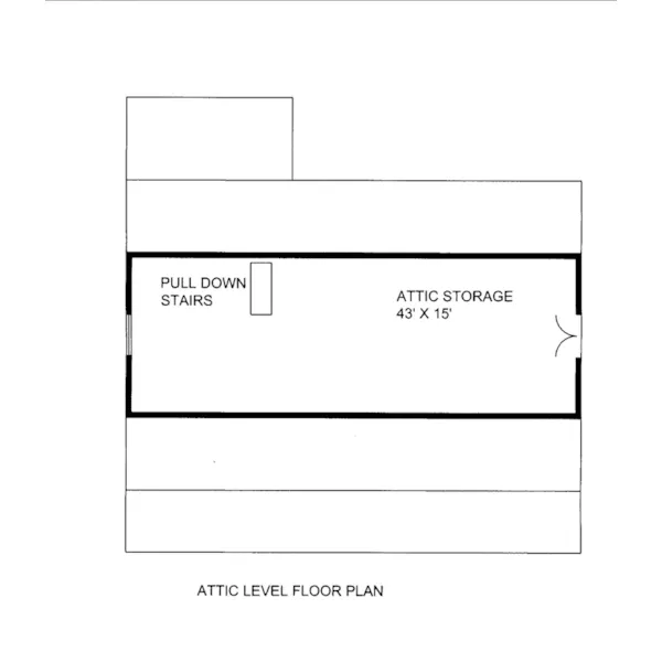 Building Plans Attic Floor Plan - Monty Workshop & Fishing Room 133D-7512 | House Plans and More