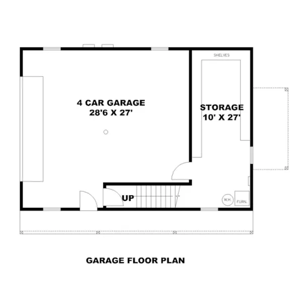 Country House Plan Lower Level Floor - 133D-7513 | House Plans and More