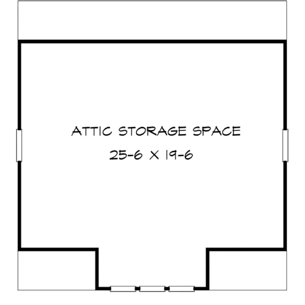 Country House Plan Attic Floor Plan -  136D-6000 | House Plans and More