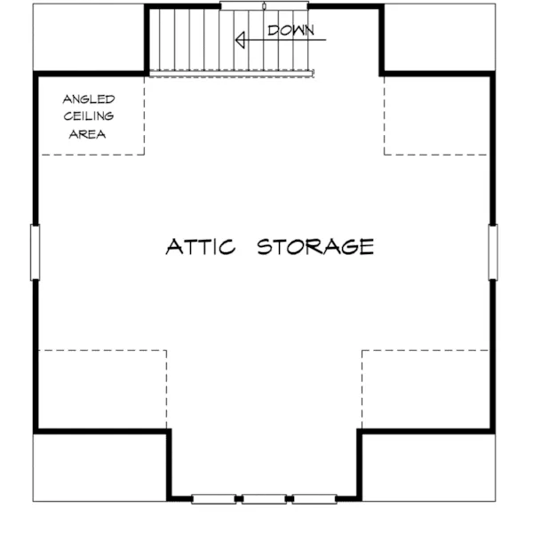 Building Plans Second Floor -  136D-6001 | House Plans and More