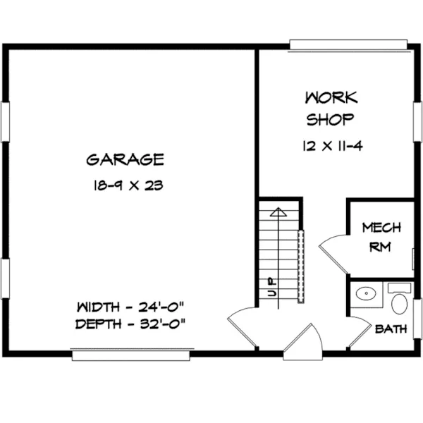 Building Plans First Floor -  136D-6002 | House Plans and More