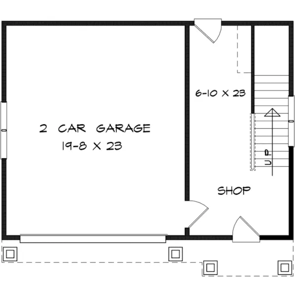 Arts & Crafts House Plan First Floor - 136D-6009 | House Plans and More