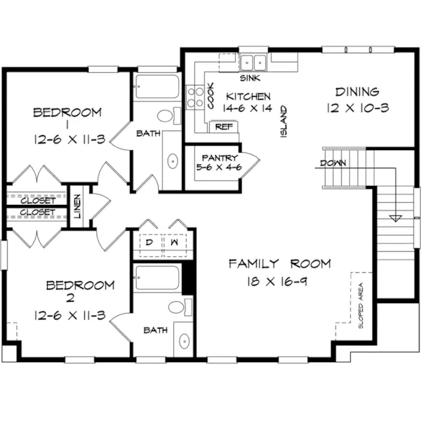 Building Plans Second Floor - 136D-7504 | House Plans and More