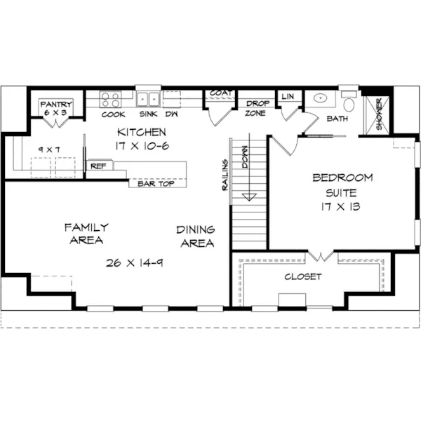 Craftsman House Plan Second Floor - 136D-7505 | House Plans and More