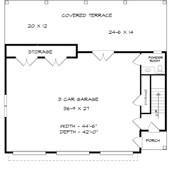 Building Plans First Floor - 136D-7506 | House Plans and More