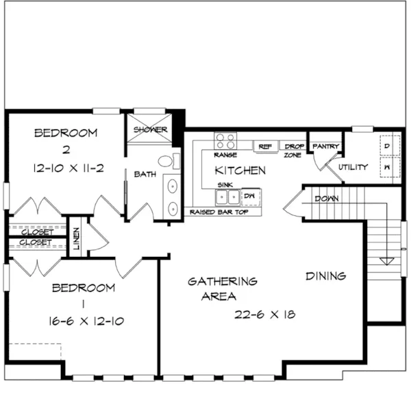 Building Plans Second Floor - 136D-7506 | House Plans and More