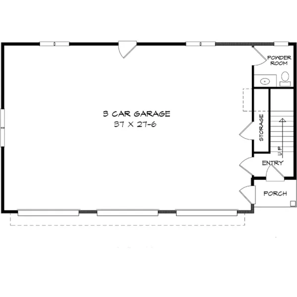 Building Plans First Floor - 136D-7507 | House Plans and More