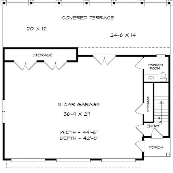 Building Plans First Floor - 136D-7508 | House Plans and More