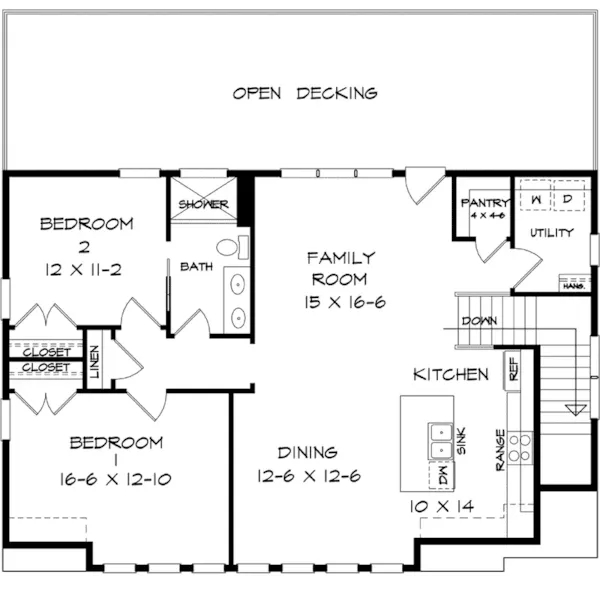 Building Plans Second Floor - 136D-7508 | House Plans and More