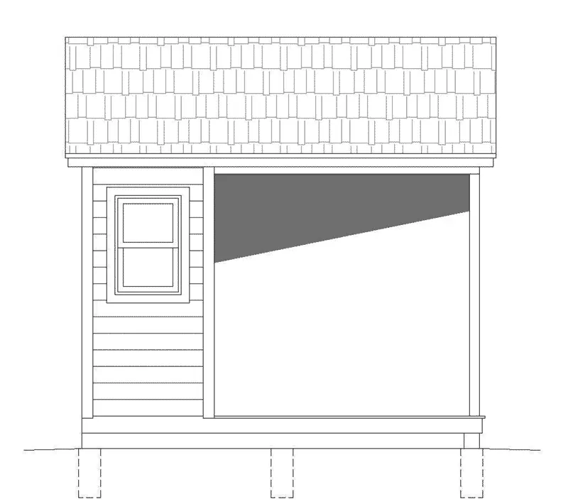 Building Plans Left Elevation -  142D-4505 | House Plans and More