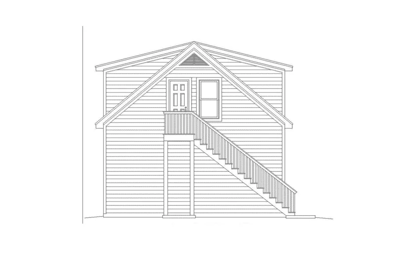 Building Plans Left Elevation -  142D-6011 | House Plans and More