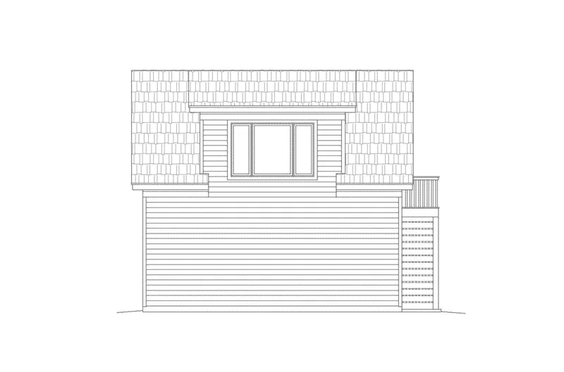 Building Plans Rear Elevation -  142D-6011 | House Plans and More