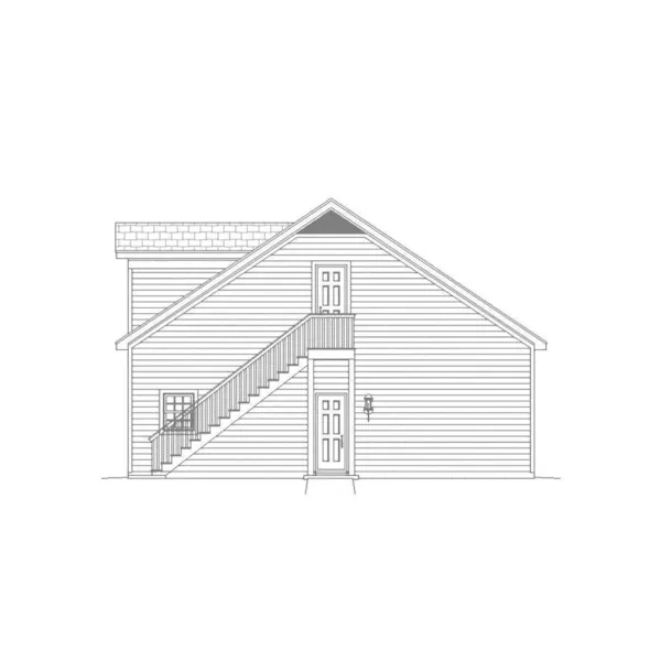 Building Plans Right Elevation -  142D-6051 | House Plans and More