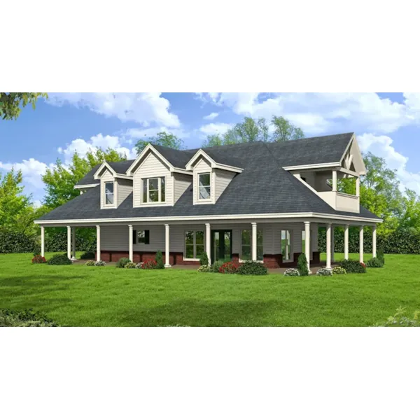 Country House Plan Front of Home -  142D-6052 | House Plans and More