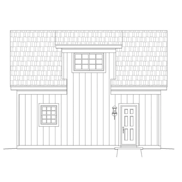 Building Plans Left Elevation -  142D-6120 | House Plans and More