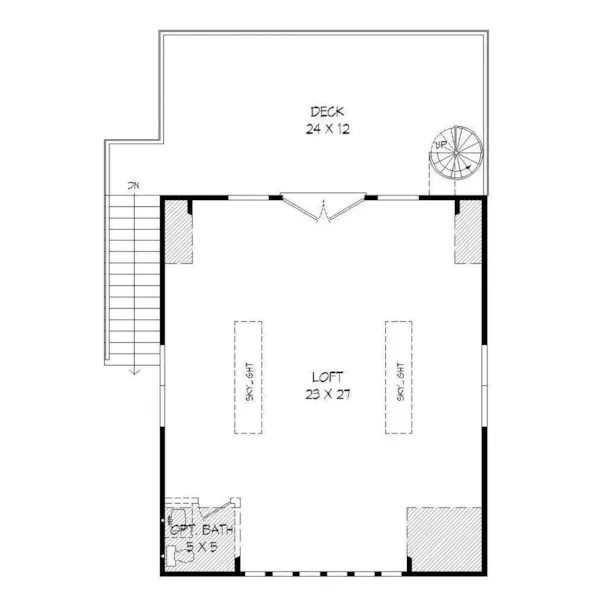 Building Plans Second Floor -  142D-6135 | House Plans and More