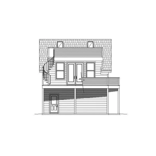 Building Plans Rear Elevation -  142D-6135 | House Plans and More