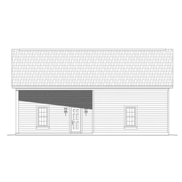 Building Plans Right Elevation -  142D-6150 | House Plans and More