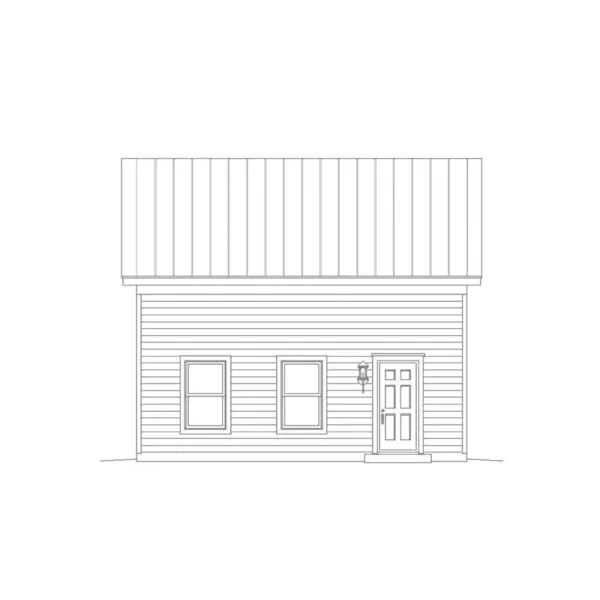 Building Plans Left Elevation -  142D-6157 | House Plans and More