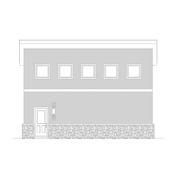 Building Plans Left Elevation - 142D-6171 | House Plans and More