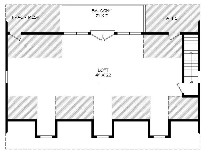 Building Plans Second Floor - 142D-6215 | House Plans and More