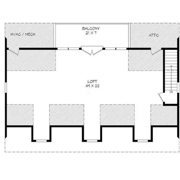 Building Plans Second Floor - 142D-6215 | House Plans and More