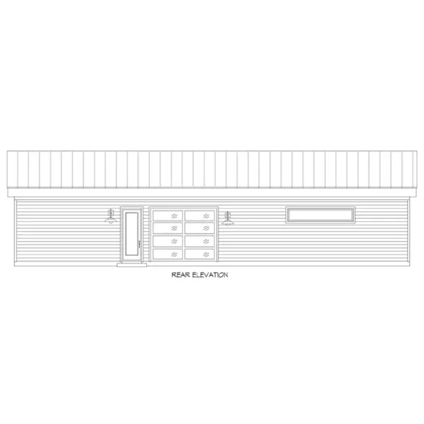 Building Plans Rear Elevation - 142D-6235 | House Plans and More