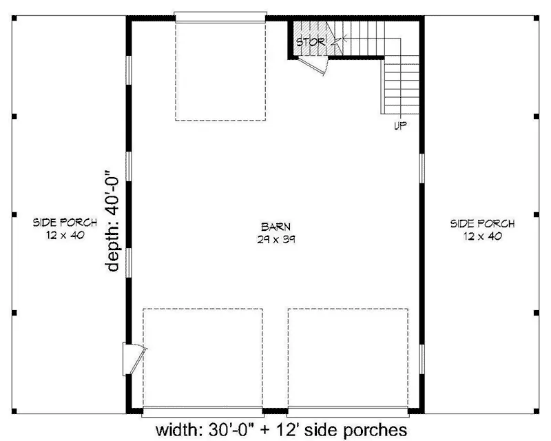 Building Plans First Floor -  142D-7503 | House Plans and More