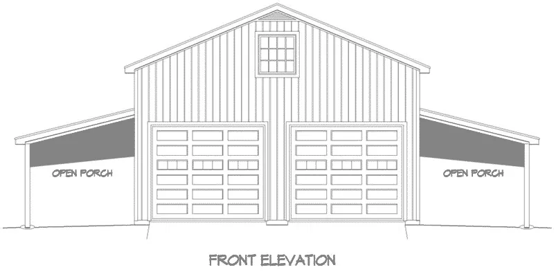 Building Plans Front Elevation -  142D-7503 | House Plans and More