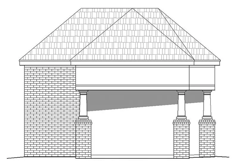 Building Plans Left Elevation -  142D-7507 | House Plans and More