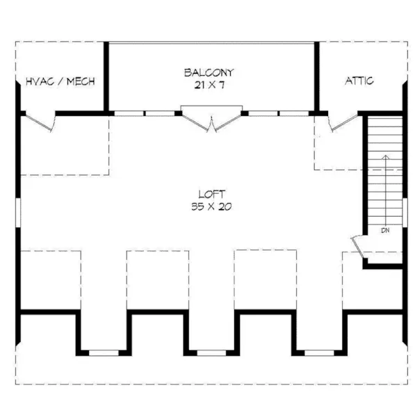 Building Plans Second Floor -  142D-7511 | House Plans and More